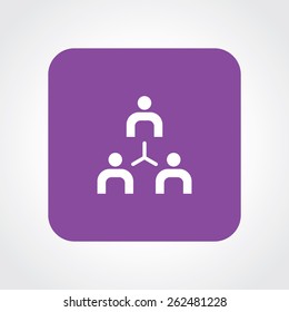 Very Useful Flat Icon of Team. Eps-10.