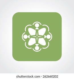 Very Useful Flat Icon of team. Eps-10.