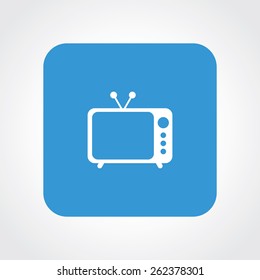 Very Useful Flat Icon of television. Eps-10.