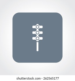 Very Useful Flat Icon of traffic signal. Eps-10.
