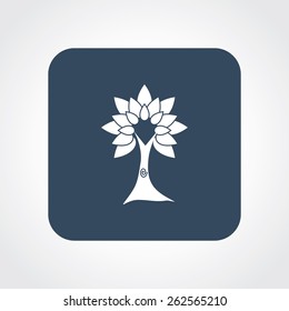 Very Useful Flat Icon of tree. Eps-10.