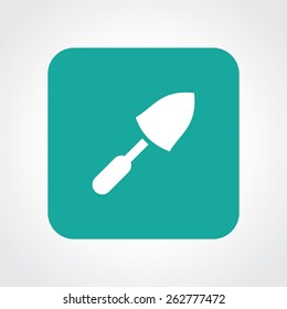 Very Useful Flat Icon of trowel. Eps-10.