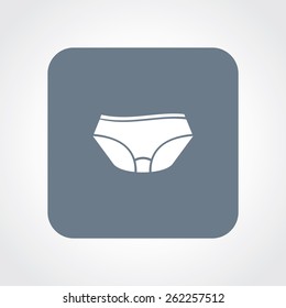 Very Useful Flat Icon of Under Garments. Eps-10.