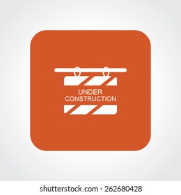 Very Useful Flat Icon of Under Construction . Eps-10.
