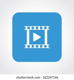 Very Useful Flat Icon of Video. Eps-10.