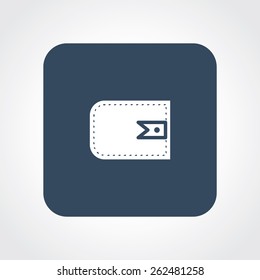 Very Useful Flat Icon of Wallet. Eps-10.