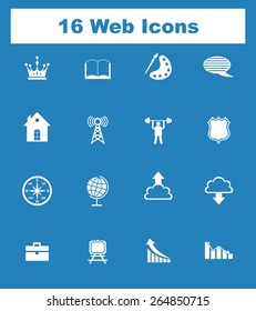 Very Useful Flat Web Icons on UI Colors. Eps-10.