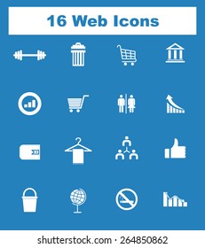 Very Useful Flat Web Icons on UI Colors. Eps-10.