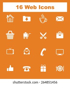 Very Useful Flat Web Icons on UI Colors. Eps-10.