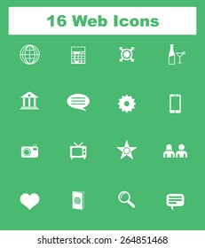 Very Useful Flat Web Icons on UI Colors. Eps-10.