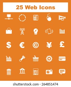 Very Useful Flat Web Icons on UI Colors. Eps-10.