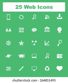 Very Useful Flat Web Icons on UI Colors. Eps-10.