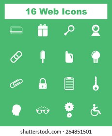 Very Useful Flat Web Icons on UI Colors. Eps-10.