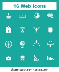 Very Useful Flat Web Icons on UI Colors. Eps-10.
