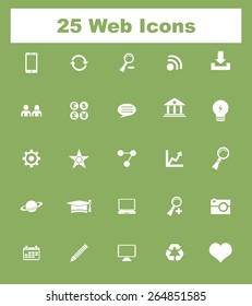 Very Useful Flat Web Icons on UI Colors. Eps-10.
