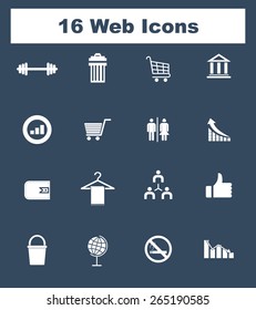 Very Useful Flat Web Icons on UI Colors. Eps-10.