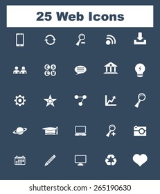 Very Useful Flat Web Icons on UI Colors. Eps-10.