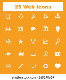 Very Useful Flat Web Icons on UI Colors. Eps-10.