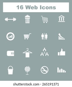 Very Useful Flat Web Icons on UI Colors. Eps-10.