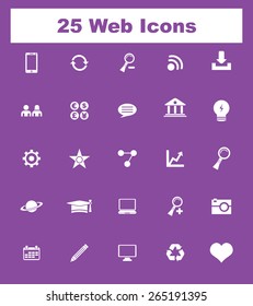 Very Useful Flat Web Icons on UI Colors. Eps-10.