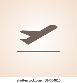 Very Useful Icon of Airplane for Web & Mobile. Eps-10.