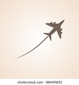 Very Useful Icon of Airplane for Web & Mobile. Eps-10.