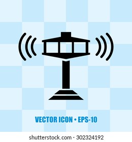 Very Useful Icon Of Airport Tower for Web & Mobile. Eps-10.