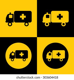 Very Useful Icon Of Ambulance. Eps-10.