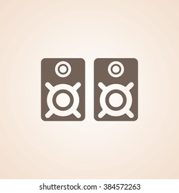 Very Useful Icon of Audio Speakers for Web & Mobile. Eps-10.