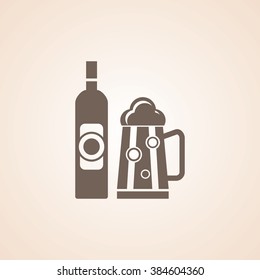 Very Useful Icon of Beer for Web & Mobile. Eps-10.