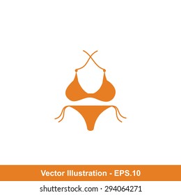 Very Useful Icon Of Bikini. Eps-10.