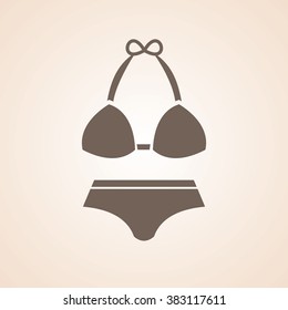 Very Useful Icon of Bikini for Web & Mobile. Eps-10.
