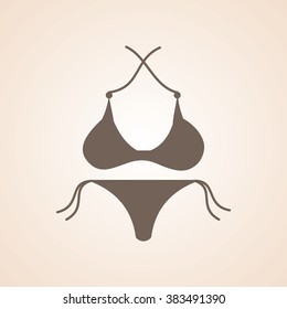 Very Useful Icon of Bikini for Web & Mobile. Eps-10.