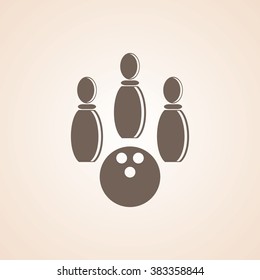 Very Useful Icon of Bowling for Web & Mobile. Eps-10.