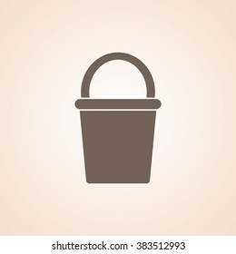 Very Useful Icon of Bucket for Web & Mobile. Eps-10.