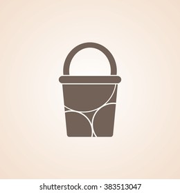 Very Useful Icon of Bucket for Web & Mobile. Eps-10.