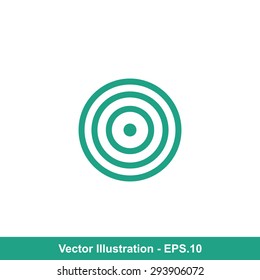 Very Useful Icon Of Bulls Eye. Eps-10.