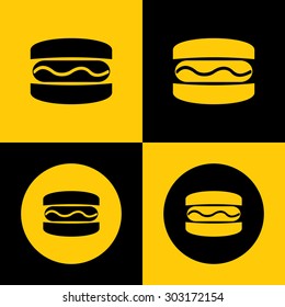 Very Useful Icon Of Burger. Eps-10.