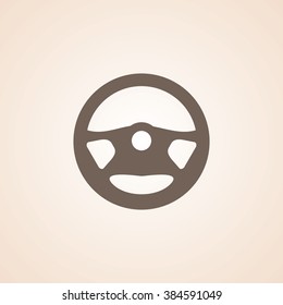 Very Useful Icon of Car Steering for Web & Mobile. Eps-10.
