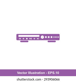 Very Useful Icon Of CD/DVD Player. Eps-10.