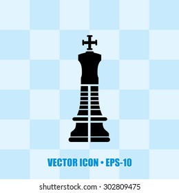 Very Useful Icon Of Chess King. Eps-10.