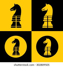 Very Useful Icon Of Chess Knight. Eps-10.