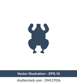 Very Useful Icon Of Chicken. Eps-10.