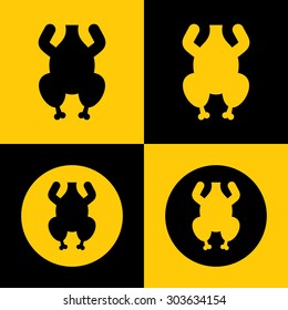 Very Useful Icon Of Chicken. Eps-10.