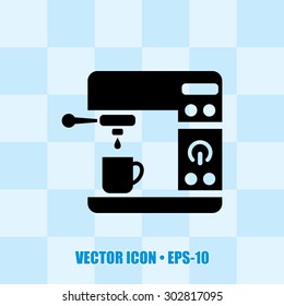 Very Useful Icon Of Coffee Machine. Eps-10.