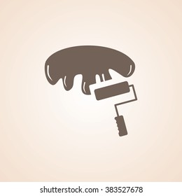 Very Useful Icon of Color Paint Brush for Web & Mobile. Eps-10.