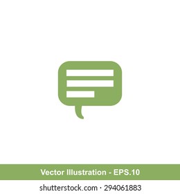 Very Useful Icon Of Comments. Eps-10.