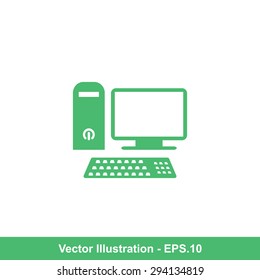Very Useful Icon Of Computer. Eps-10.