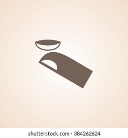 Very Useful Icon of Contact Lens for Web & Mobile. Eps-10.