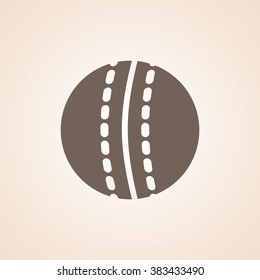 Very Useful Icon of Cricket Ball for Web & Mobile. Eps-10.